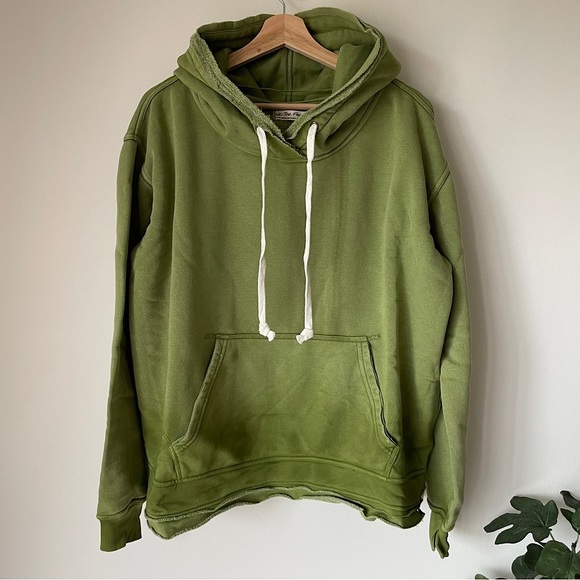 NEW Free People We The Free Zuma Hooded Sweatshirt In Sea Serpent Green - Picture 6 of 13